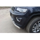 Защита передняя овальная длинная 75-42 мм ТСС для Jeep Grand Cherokee 2013-2021