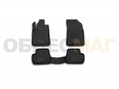 Коврики в салон полиуретан 4 штуки Element для Citroen C3 2010-2021