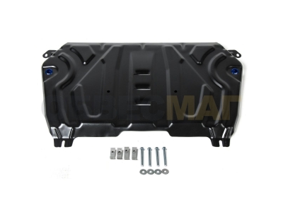 Защита картера и КПП Rival увеличенная для 2,0/2,5/3,5 сталь 2 мм для Toyota Camry/Lexus ES 2018-2021