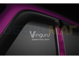 Дефлекторы окон Vinguru 4 штуки на седан для Ford Focus 3 № AFV23811
